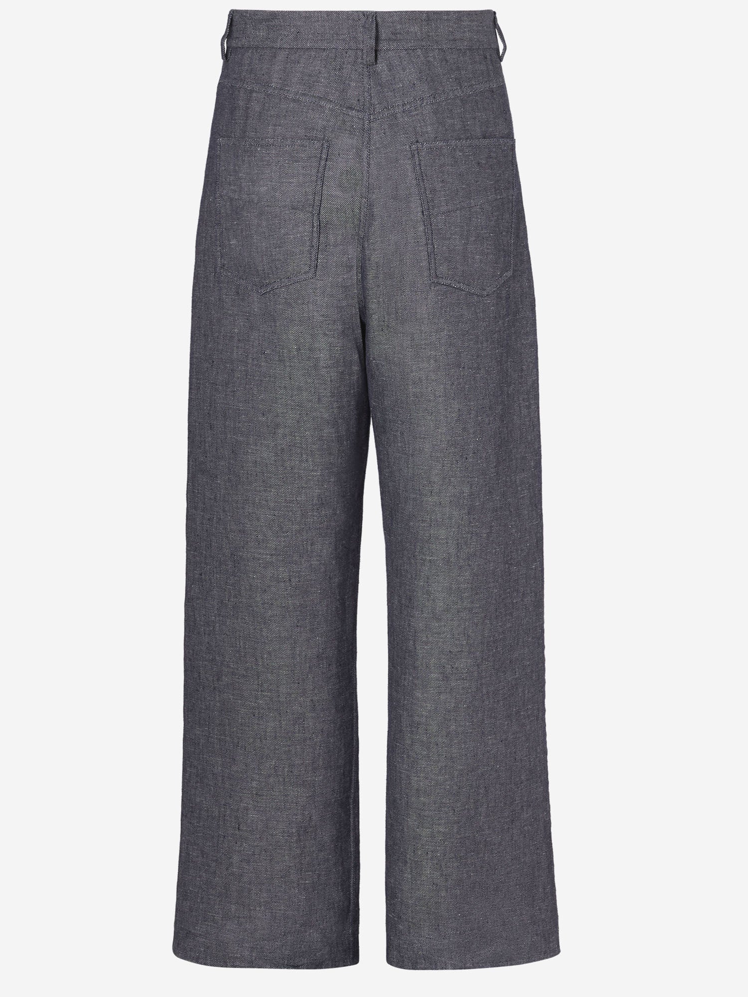 JEANS IN MISTO COTONE E LINO FLP345 AYUCF0QG0 FENDI 