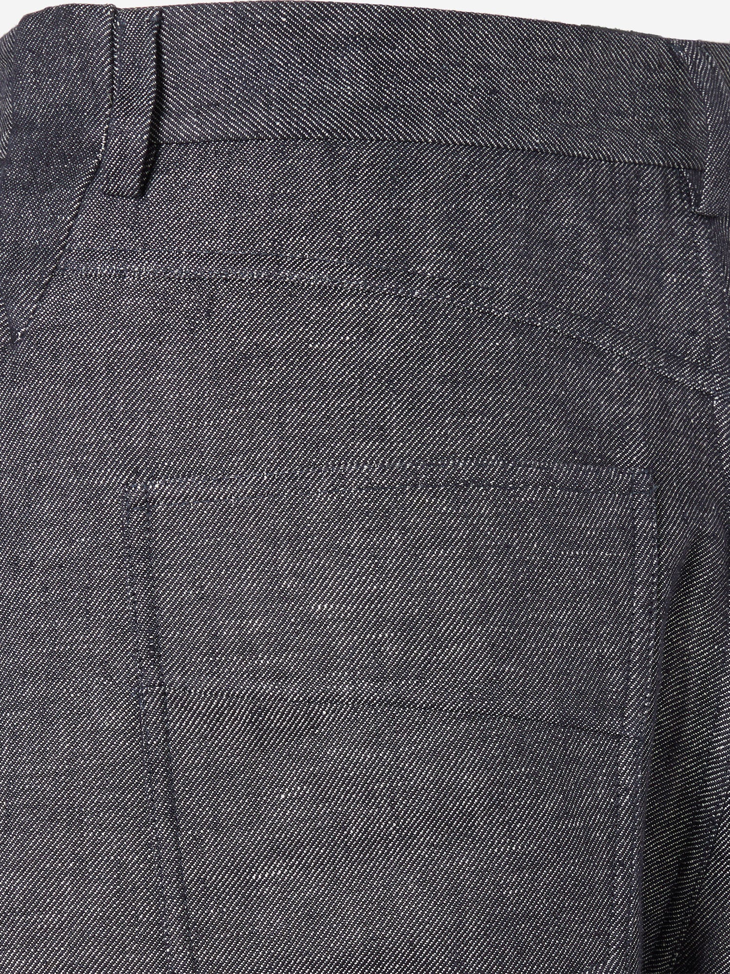 JEANS IN MISTO COTONE E LINO FLP345 AYUCF0QG0 FENDI 