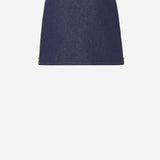 GONNA IN DENIM DI COTONE FLQ608 AOHSF0QB0 FENDI 