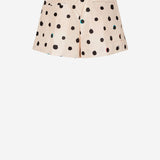PANTALONI CORTI IN TAFFETÀ CON MOTIVO FALENA DOTS FR6690 AVJQF1UKB FENDI 