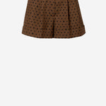 SHORTS IN LANA CON MOTIVO FALENA DOTS FR6690 AW7EF1UKN FENDI 