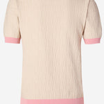 Maglione in cotone e seta stretch con motivo FF FZXE94 AW4SF0WC4 FENDI 