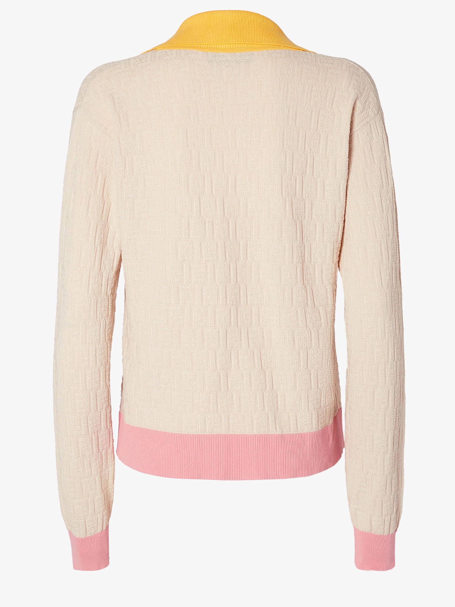 Maglione in cotone e seta stretch con motivo FF FZXE95 AW4SF0WC4 FENDI 