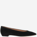 BALLERINE IN SUEDE G22334 10RICCAMNERO GIANVITO ROSSI 