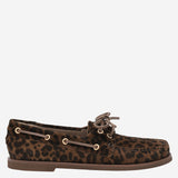 Mocassini in pelle con motivo animalier G25367 10GOMSUE GIANVITO ROSSI 