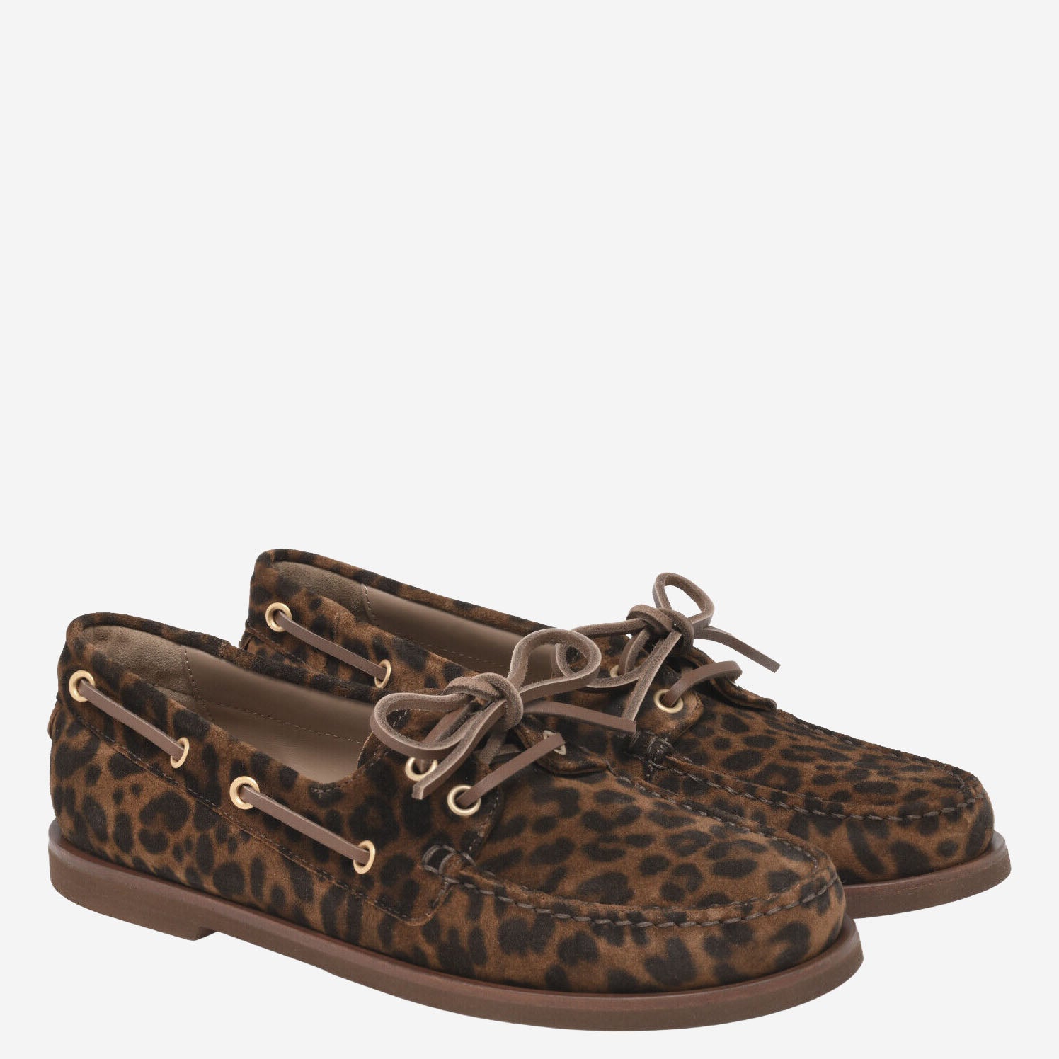 Mocassini in pelle con motivo animalier G25367 10GOMSUE GIANVITO ROSSI 