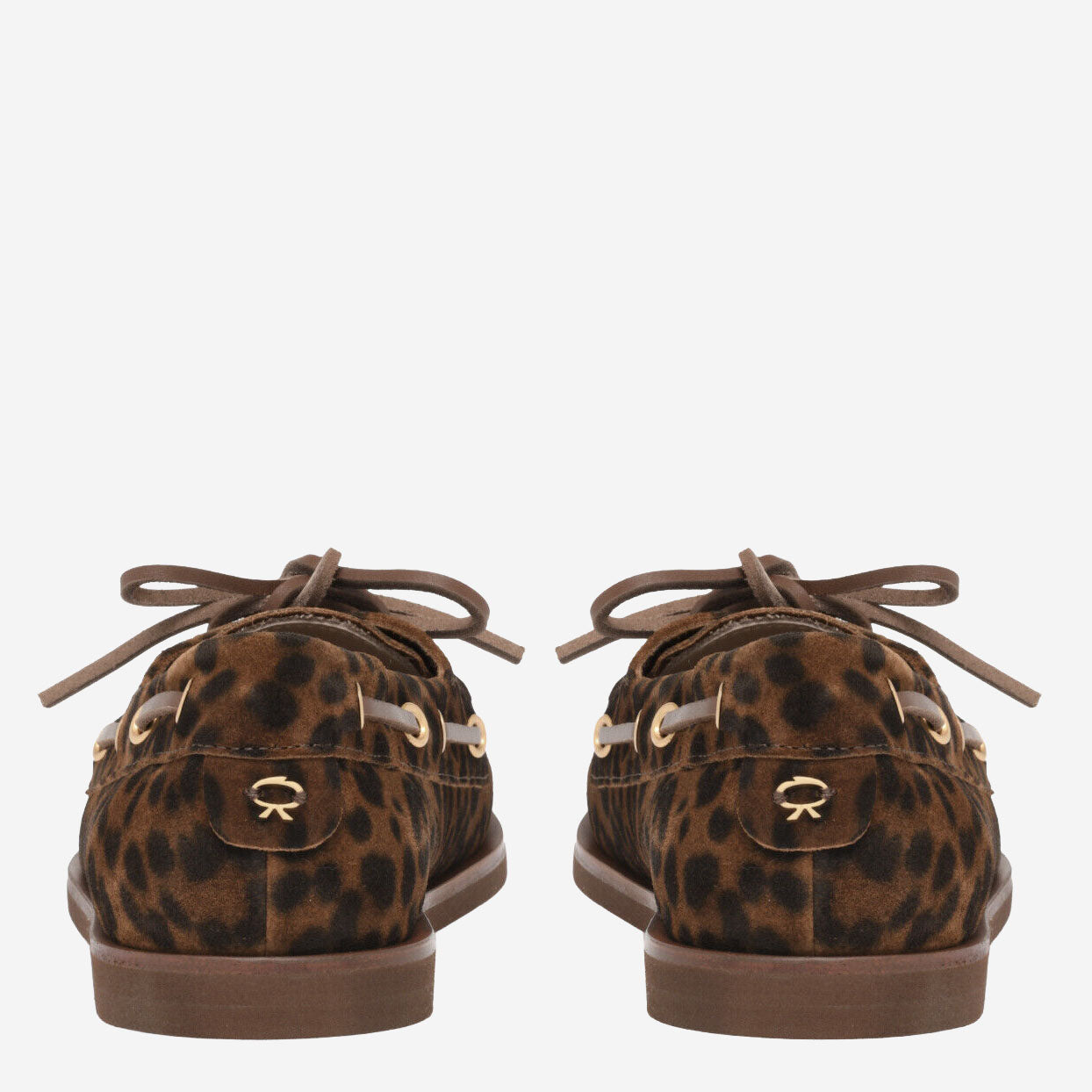 Mocassini in pelle con motivo animalier G25367 10GOMSUE GIANVITO ROSSI 
