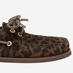 Mocassini in pelle con motivo animalier G25367 10GOMSUE GIANVITO ROSSI 