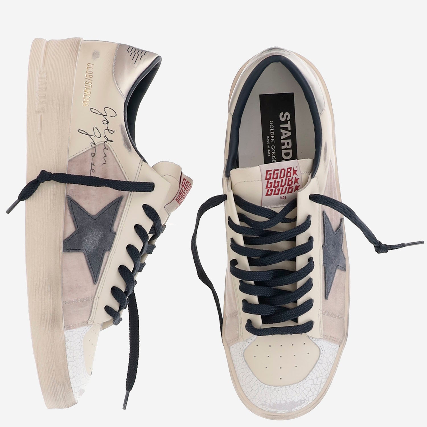 SNEAKERS STARDAN IN PELLE GMF00333 F00811950969 GOLDEN GOOSE 