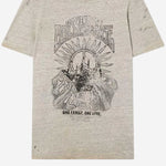 T-SHIRT IN COTONE CON STAMPA LOGO GMP01220 P00252460255 GOLDEN GOOSE 