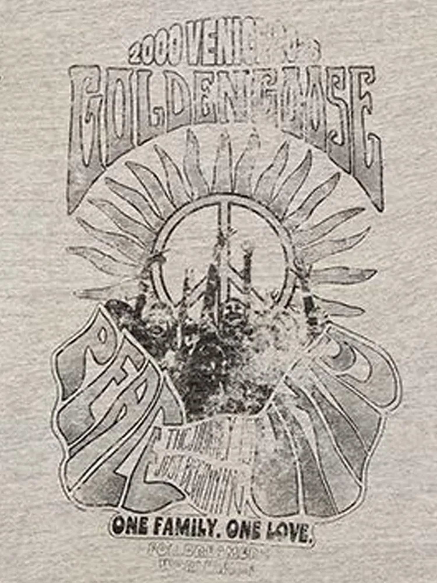T-SHIRT IN COTONE CON STAMPA LOGO GMP01220 P00252460255 GOLDEN GOOSE 