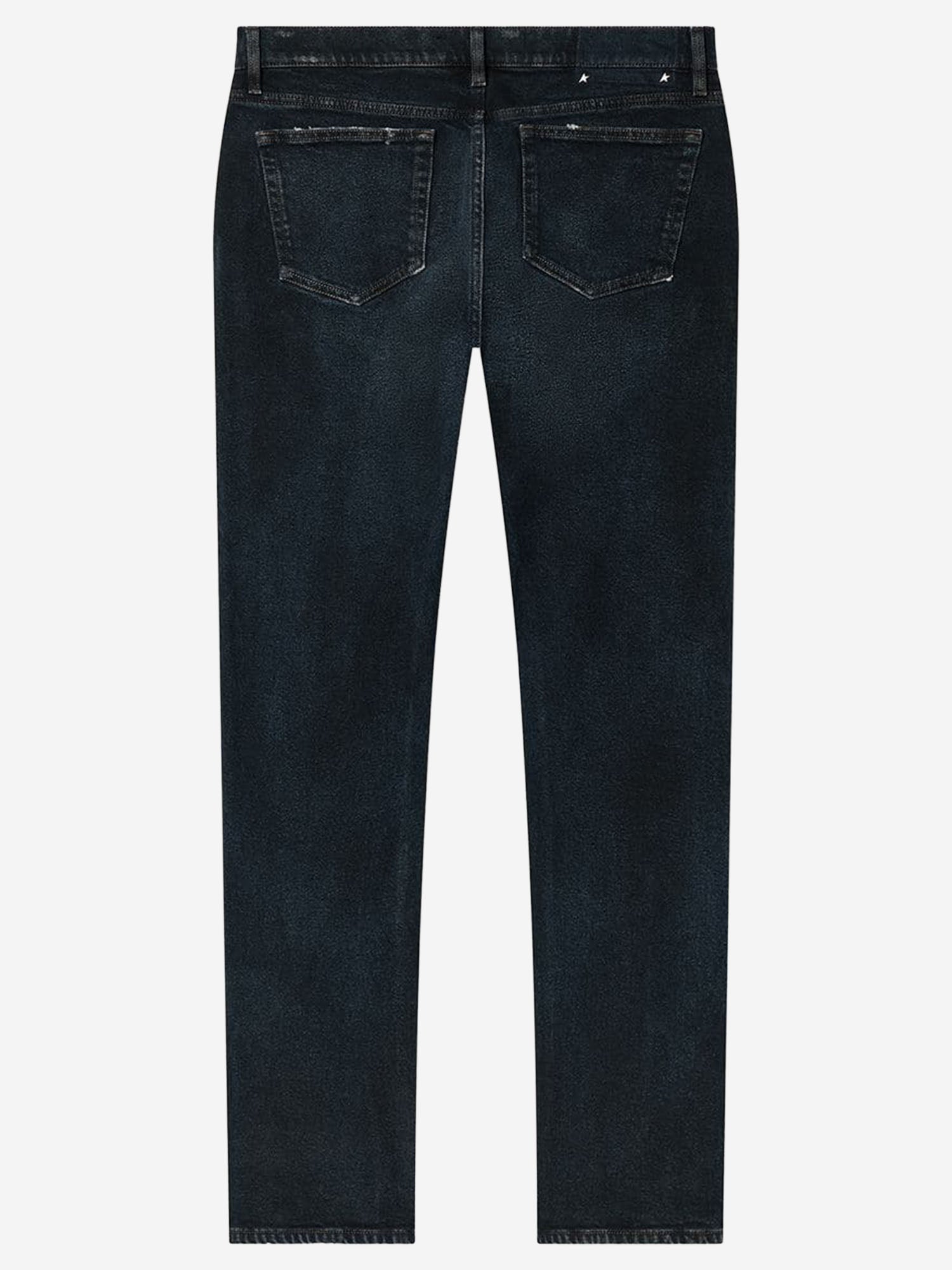 JEANS SLIM IN COTONE STRETCH GMP02514 P00235450100 GOLDEN GOOSE 
