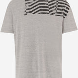 T-SHIRT IN COTONE CON STAMPA GUP01220 P00252360255 GOLDEN GOOSE 