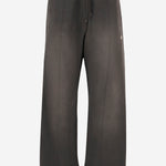 PANTALONI IN COTONE CON LOGO GUP02714 P00251760666 GOLDEN GOOSE 