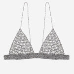 TOP IN CROCHET CON CRISTALLI GWP02270 P00197570352 GOLDEN GOOSE 