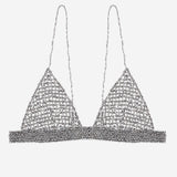 TOP IN CROCHET CON CRISTALLI GWP02270 P00197570352 GOLDEN GOOSE 