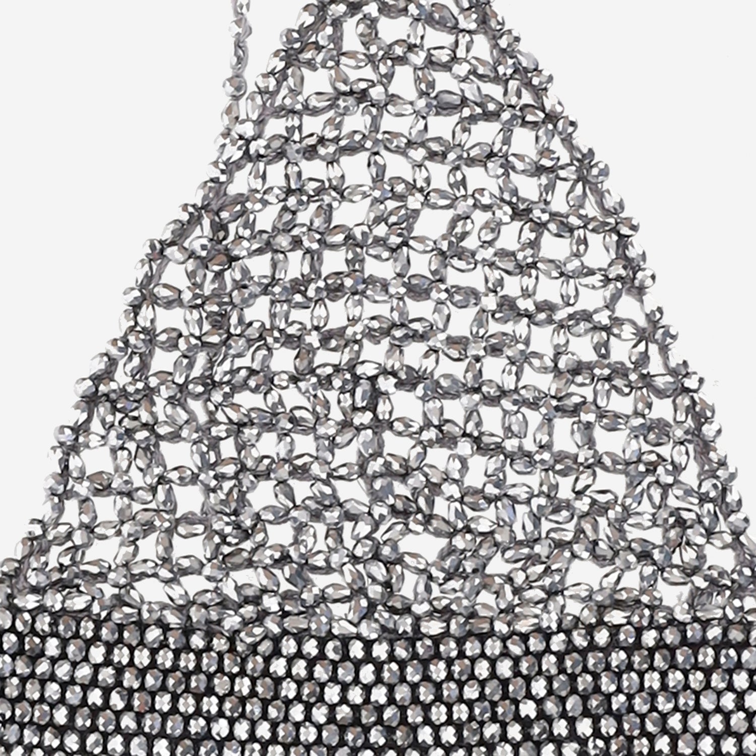 TOP IN CROCHET CON CRISTALLI GWP02270 P00197570352 GOLDEN GOOSE 