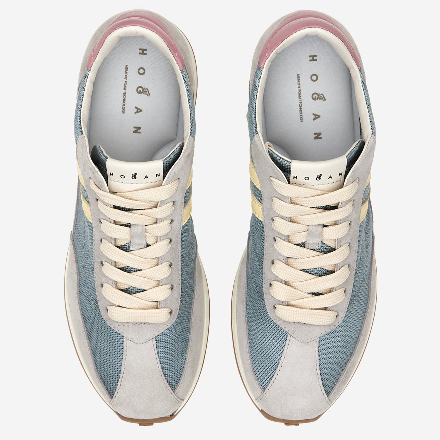 Sneakers Athletic in pelle e tessuto tecnico HXW6990GA20 V0O0FEB HOGAN 