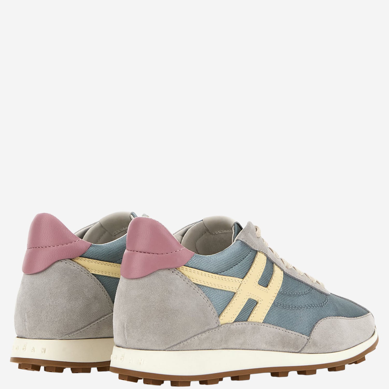 Sneakers Athletic in pelle e tessuto tecnico HXW6990GA20 V0O0FEB HOGAN 