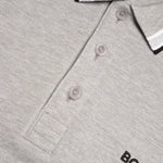 Polo in piqué di cotone con logo 50469055 046 HUGO BOSS 