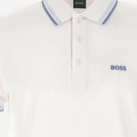 Polo in piqué di cotone con logo 50469055 115 HUGO BOSS 