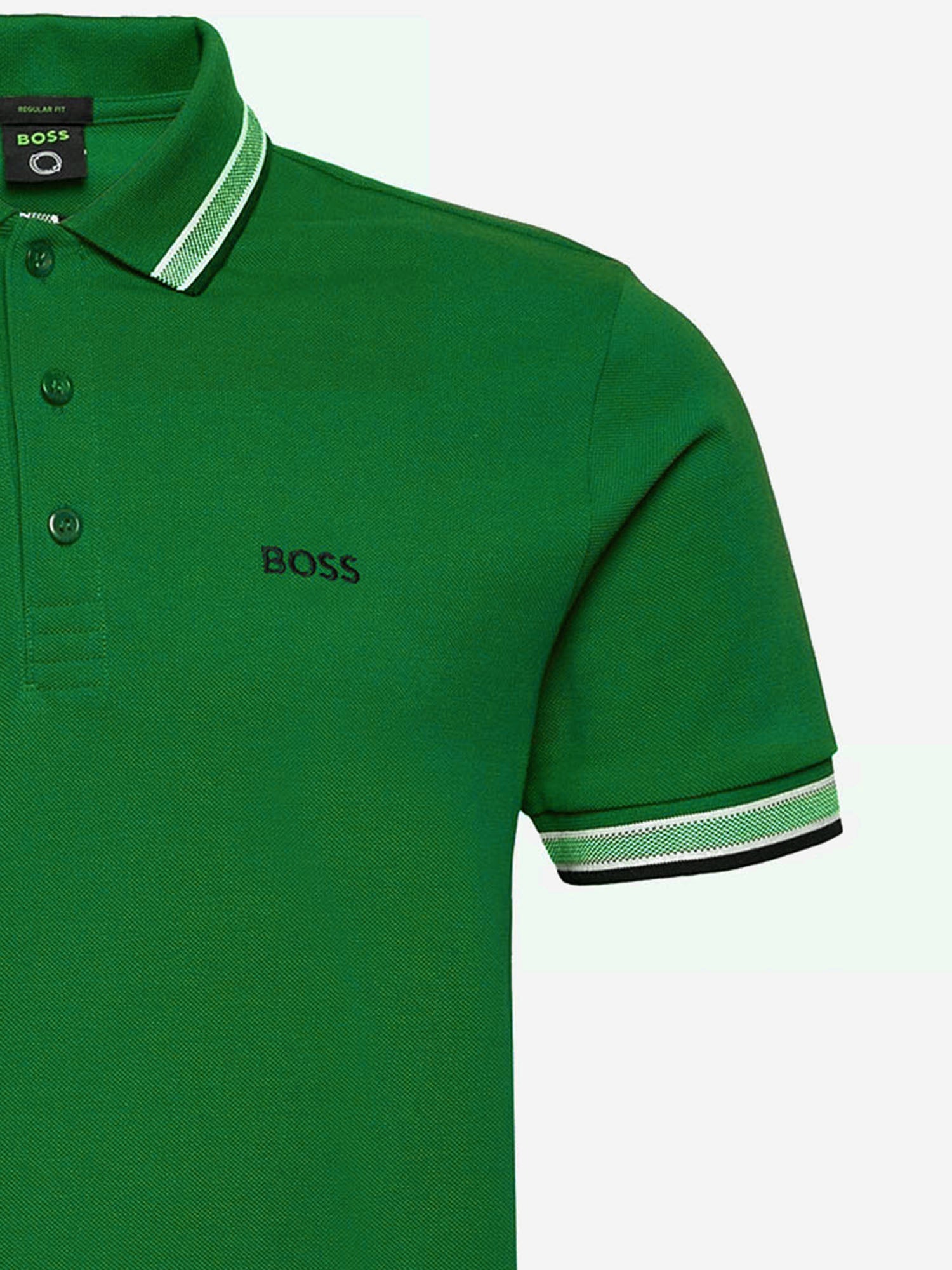 Polo in piqué di cotone con logo 50469055 320 HUGO BOSS 