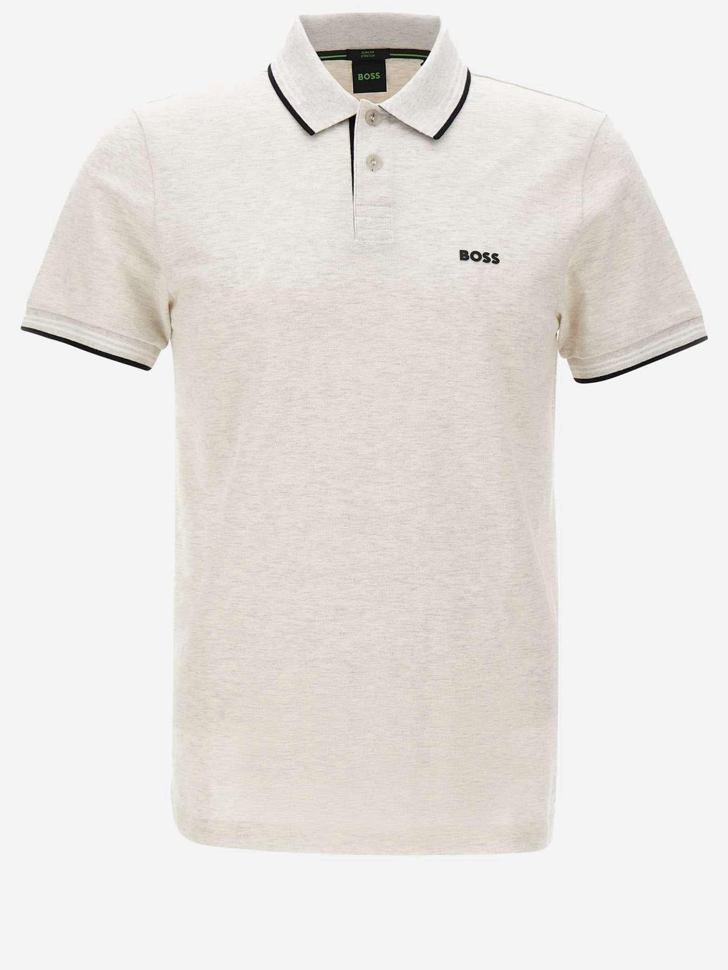 Polo in cotone stretch con logo 50506193 046 HUGO BOSS 