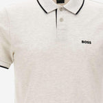 Polo in cotone stretch con logo 50506193 046 HUGO BOSS 