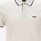 Polo in cotone stretch con logo 50506193 046 HUGO BOSS 