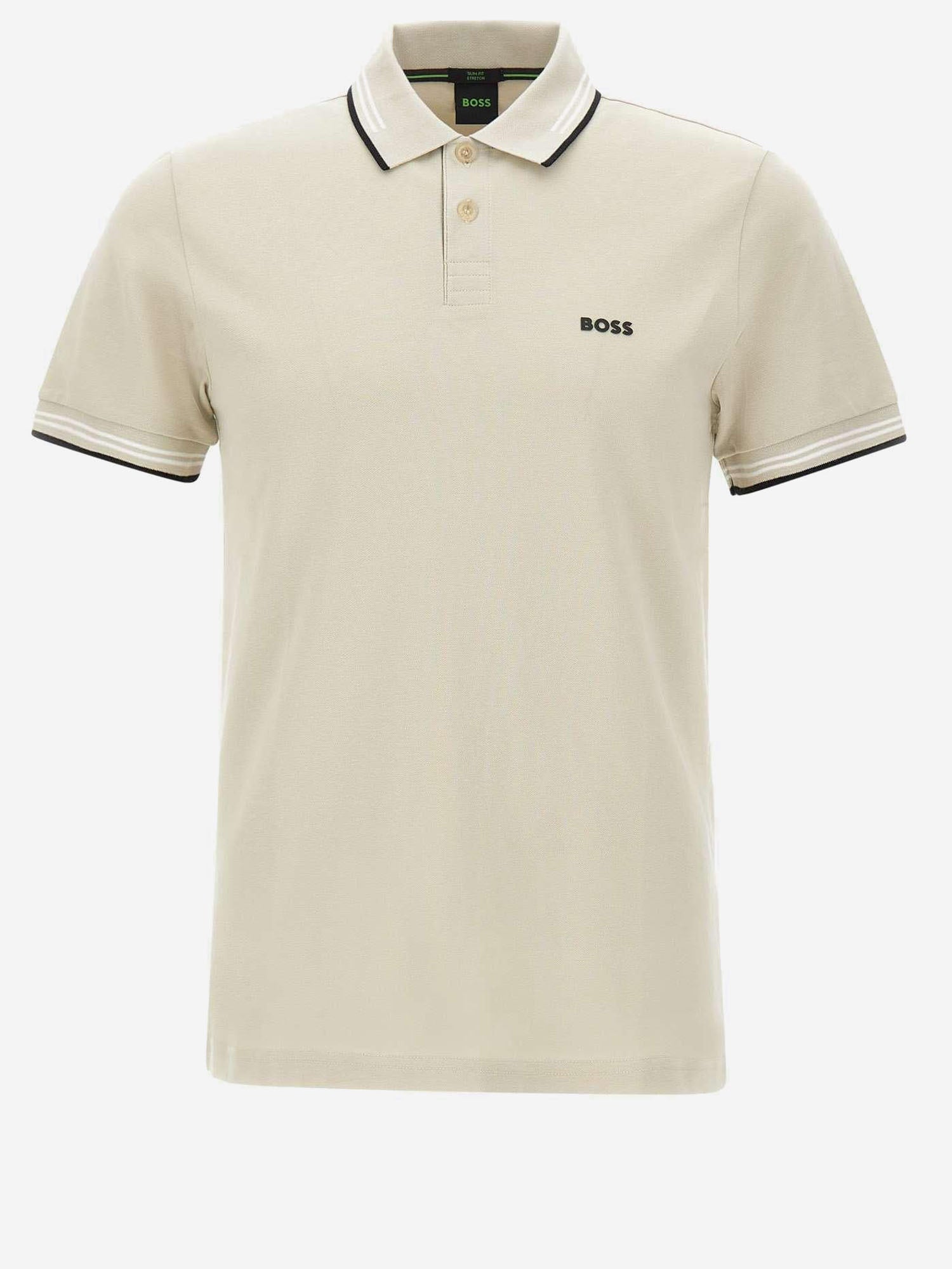 Polo in cotone stretch con logo 50506193 275 HUGO BOSS 