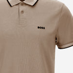 Polo in cotone stretch con logo 50506193 336 HUGO BOSS 