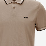 Polo in cotone stretch con logo 50506193 336 HUGO BOSS 