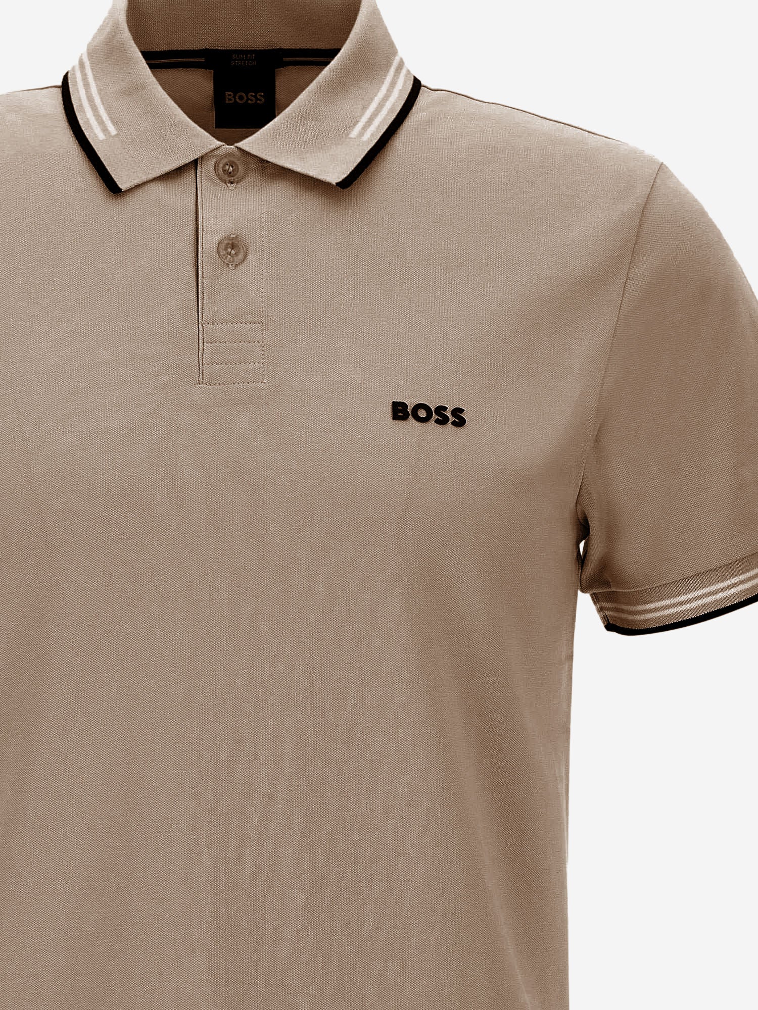 Polo in cotone stretch con logo 50506193 336 HUGO BOSS 
