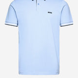 Polo in cotone stretch con logo 50506193 460 HUGO BOSS 