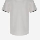 T-SHIRT IN COTONE STRETCH CON LOGO 50521245 100 HUGO BOSS 
