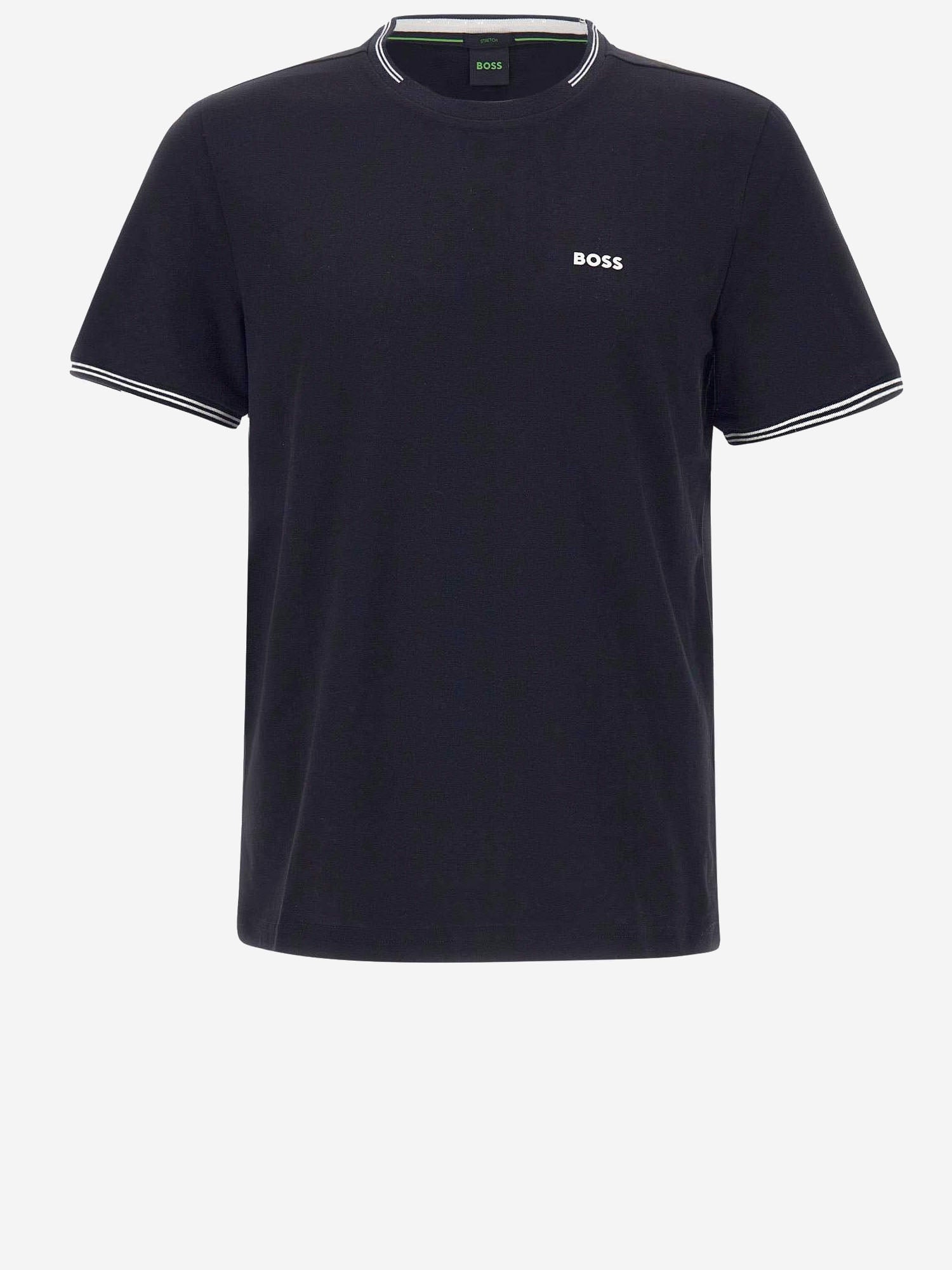 T-SHIRT IN COTONE STRETCH CON LOGO 50521245 402 HUGO BOSS 