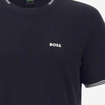T-SHIRT IN COTONE STRETCH CON LOGO 50521245 402 HUGO BOSS 