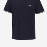 T-SHIRT IN COTONE STRETCH CON LOGO 50521245 402 HUGO BOSS 