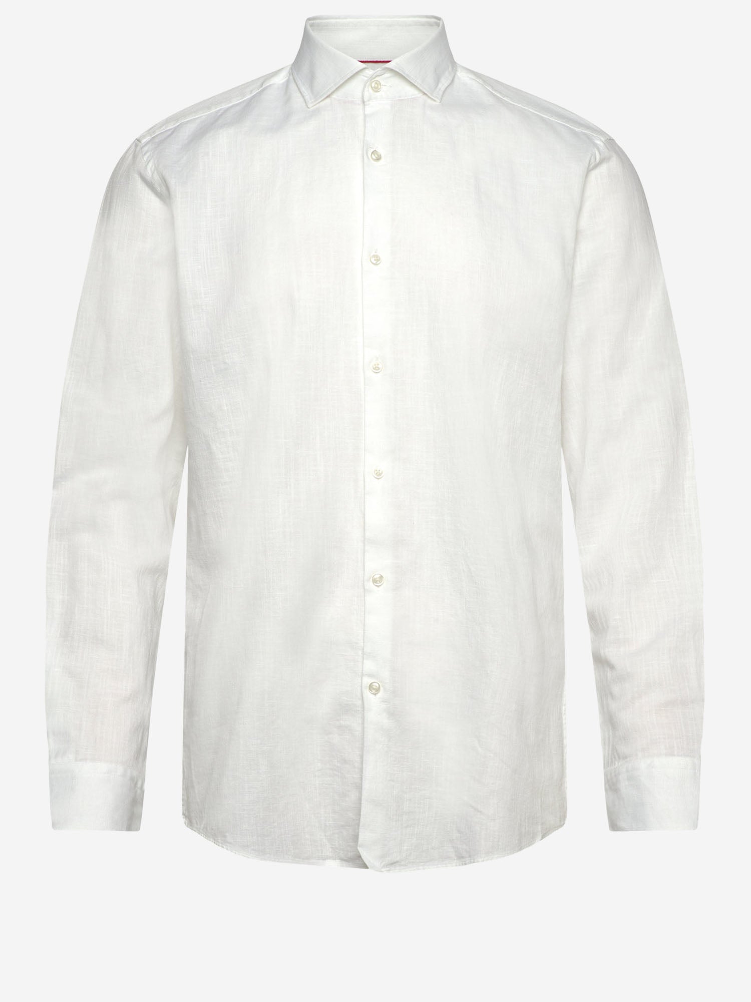 CAMICIA IN COTONE E LINO 50539775 199 HUGO BOSS 