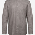 CAMICIA IN COTONE E LINO 50539775 237 HUGO BOSS 