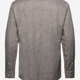 CAMICIA IN COTONE E LINO 50539775 237 HUGO BOSS 