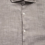 CAMICIA IN COTONE E LINO 50539775 237 HUGO BOSS 