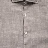 CAMICIA IN COTONE E LINO 50539775 237 HUGO BOSS 
