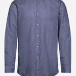 CAMICIA IN COTONE E LINO 50539775 413 HUGO BOSS 