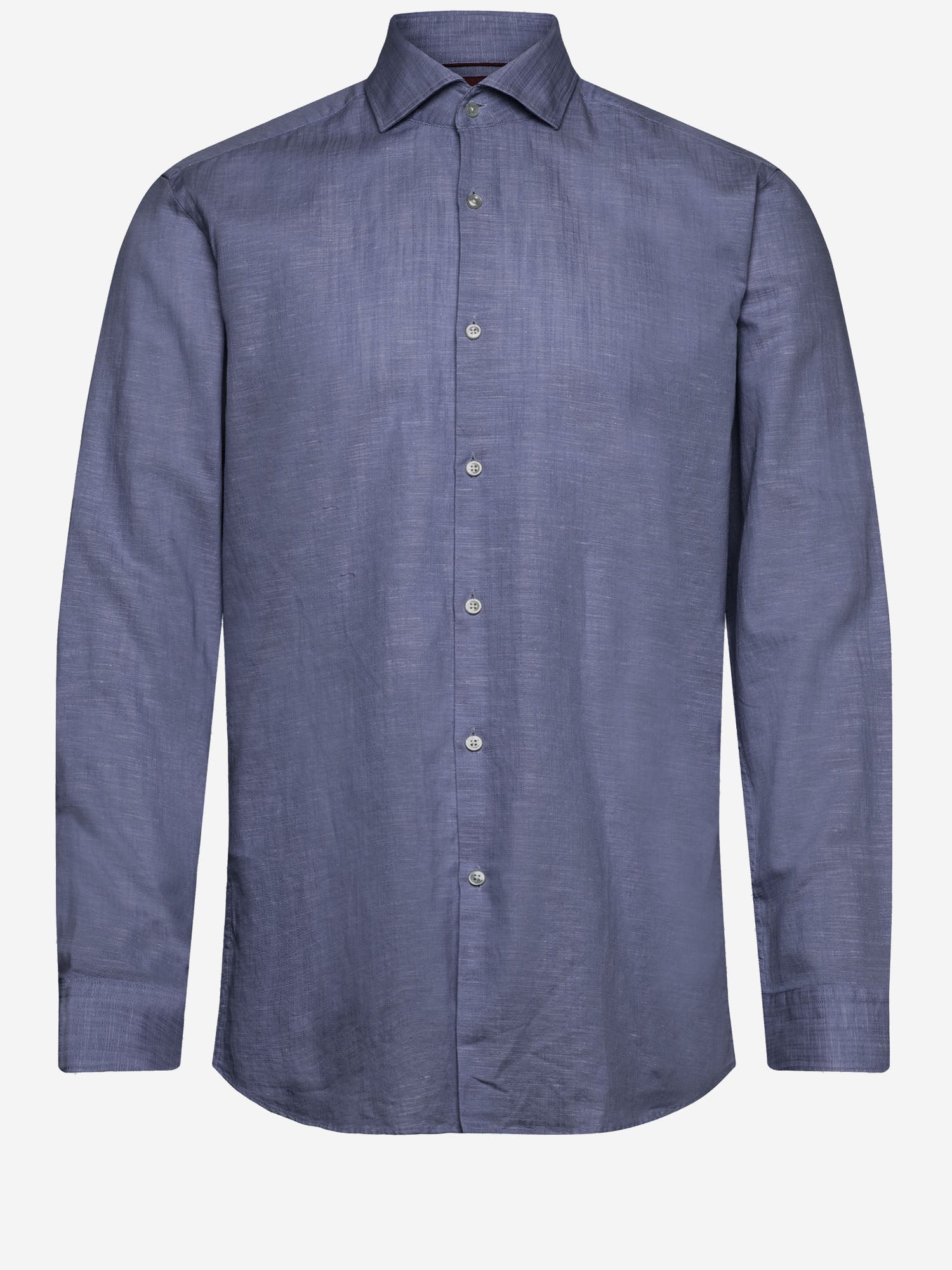 CAMICIA IN COTONE E LINO 50539775 413 HUGO BOSS 