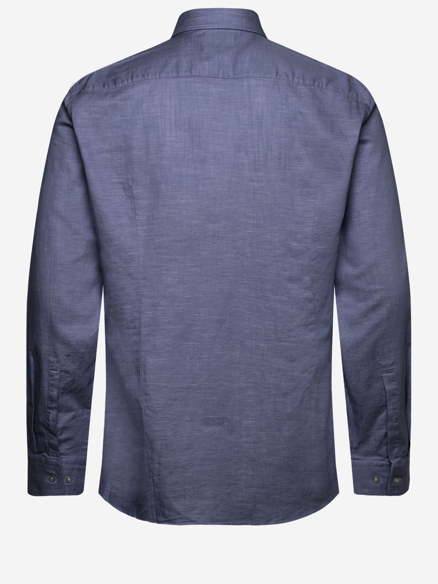 CAMICIA IN COTONE E LINO 50539775 413 HUGO BOSS 