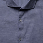 CAMICIA IN COTONE E LINO 50539775 413 HUGO BOSS 