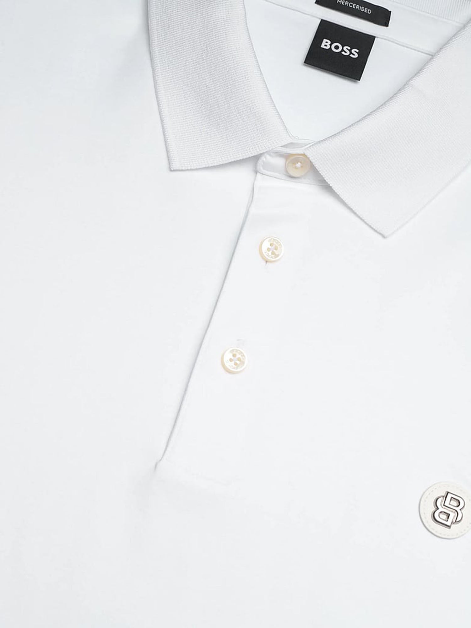 Polo in cotone con logo 50555829 100 HUGO BOSS 