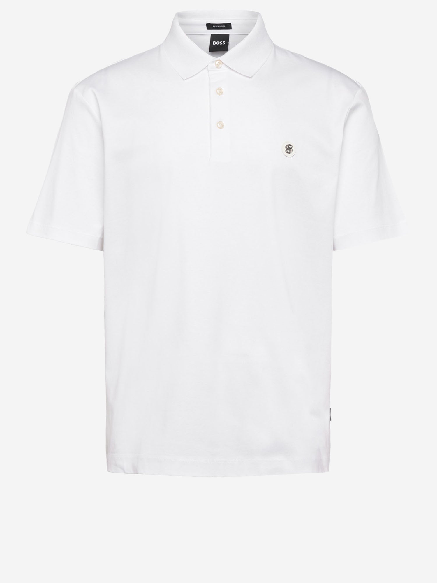 Polo in cotone con logo 50555829 100 HUGO BOSS 