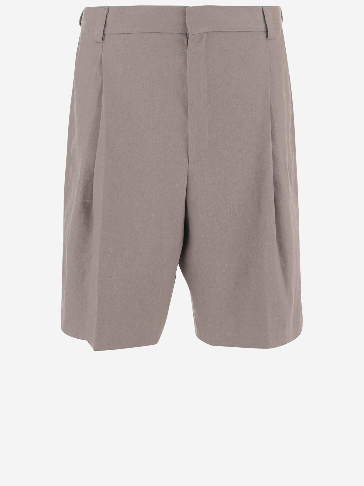 PANTALONI CORTI IN MISTO CANAPA 50559098 237 HUGO BOSS 